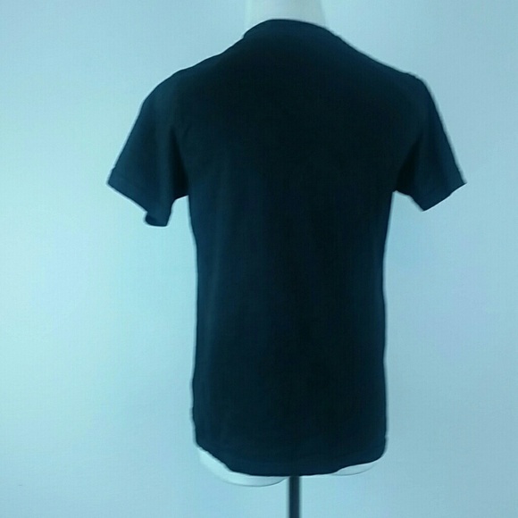 HYBRID l Black Tee Shirt Graphic Cat Image B2 - Picture 4 of 6